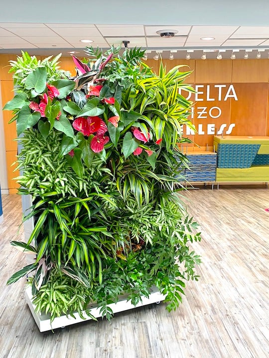 Mobile Living Wall at Delta Faucet