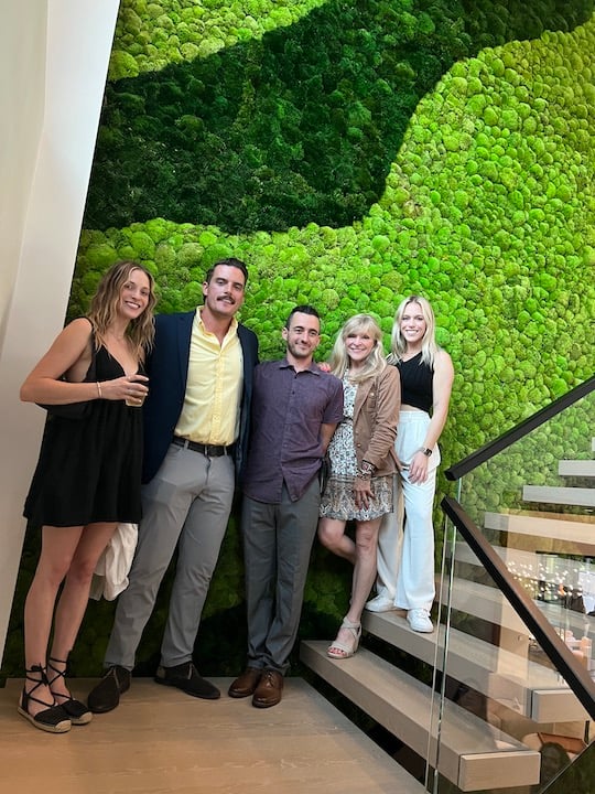 Naturspire Green Team by the Indianapolis Dream Home Moss Wall