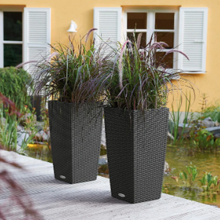 outdoor self-watering planters